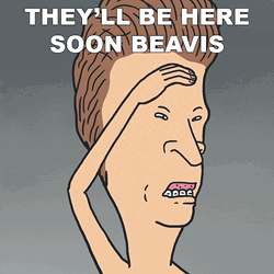 Theyre Here Beavis And Butt Head Animation GIF