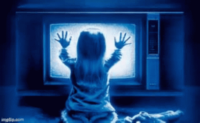 Theyre Here Heather O'Rourke Old Model TV GIF