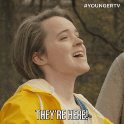 Theyre Here Nadia Alexander Younger TV GIF