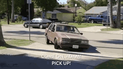 Theyre Here Vintage Car Workaholics GIF