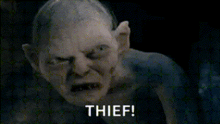 Thief Gollum GIF