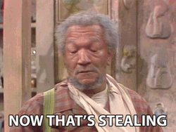 Thief Stealing Redd Foxx GIF