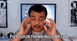 Think About It Cap On GIF