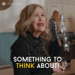 Think About It Catherine Ohara GIF