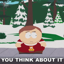 Think About It Eric Cartman GIF