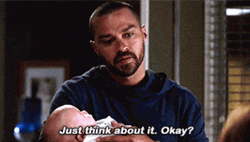 Think About It Greys Anatomy Jackson GIF