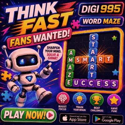 Think Fast Fans Wanted Game Poster GIF