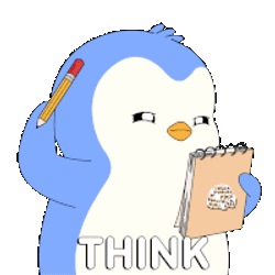 Think Thinking Sticker GIF