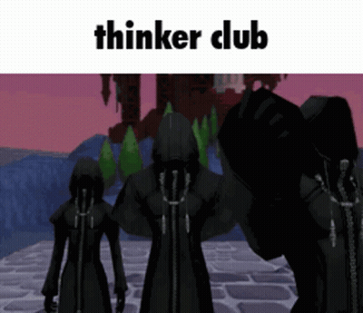 Thinker Club Video Game Screenshot GIF
