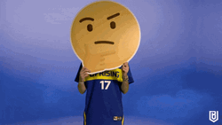 Thinking Emoji Huge Poster Reaction GIF