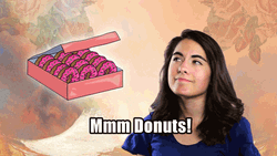 Thinking Of What Donuts She Wants GIF