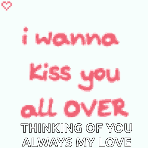 Thinking Of You Always My Love Is Displayed On A Pink Background GIF