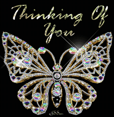 Thinking Of You Butterfly GIF