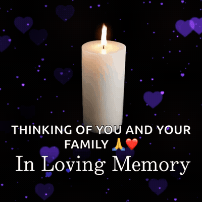 Thinking Of You Family Candle GIF