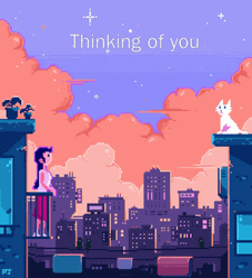 Thinking Of You Pixel GIF