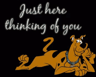 Thinking Of You Scooby Doo GIF