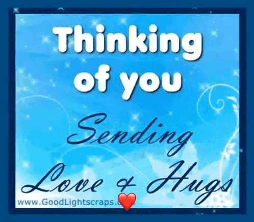 Thinking Of You Sending Love And Hugs GIF