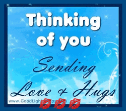 Thinking Of You Sending Morning Hugs GIF