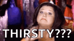 Thirsty Need Drink Gesture GIF