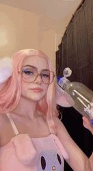 Thirsty Sexy Drinking From Bottle GIF