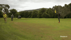 This Close Cinemax Golf GIF