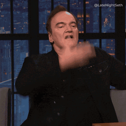 This Close Quentin Tarantino GIF