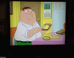 This Family Guy Eating Bread And Butter GIF