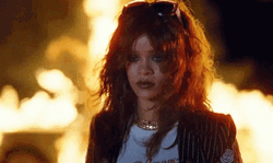 This Girl Is On Fire Rihanna Walking Away GIF