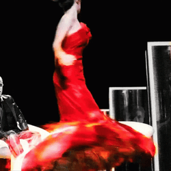 This Girl Is On Fire Twirling GIF
