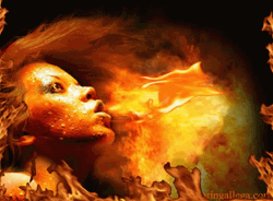 This Girl Is On Fire GIF