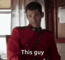 This Guy Is Nathan Grant In Red Coat GIF