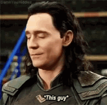 This Guy Is Tom Hiddleston As Loki GIF