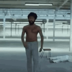 This Is America By Donald Walking And Dancing GIF