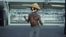 This Is America Dancing Filter Face GIF