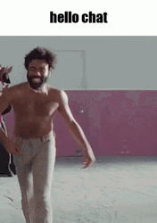 This Is America Donald Glover Hello Chat GIF