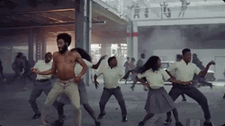 This Is America Music Video Cover GIF