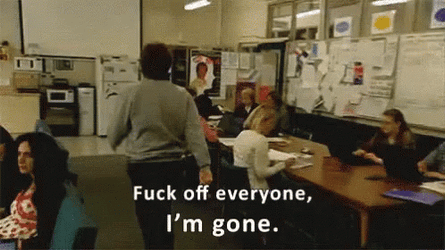 This Is My Last Day Here I'm Done GIF