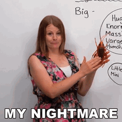 This Is My Nightmare Woman In Floral Outfit GIF