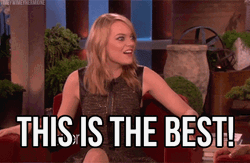 This Is The Best Emma Stone Excited
