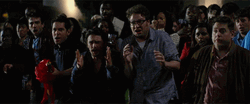 This Is The End James Franco Group Panicking GIF