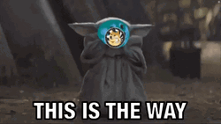 This Is The Way Dog Meme In Yoda's Head GIF