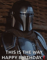 This Is The Way Happy Birthday Star Wars GIF