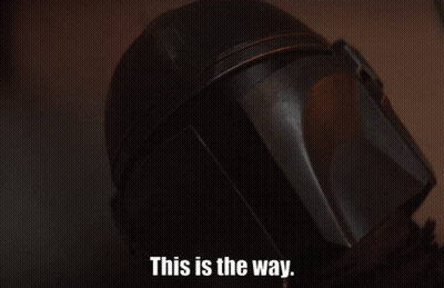 This Is The Way Helmet GIF