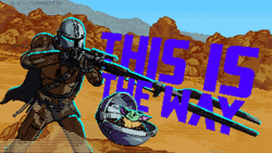 This Is The Way Mandalorian With Baby Yoda GIF