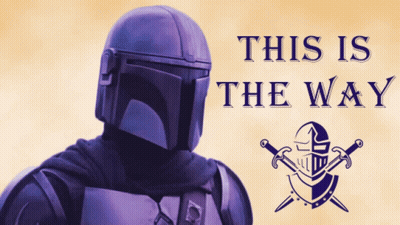 This Is The Way Poster With Knight