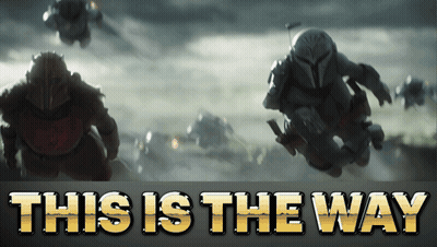 This Is The Way Poster With Soldiers GIF
