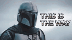 This Is The Way The Mandalorian Looking Around GIF