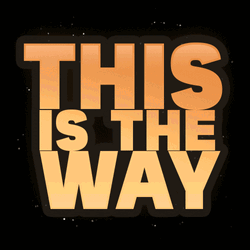 This Is The Way  Yoda On Letters GIF
