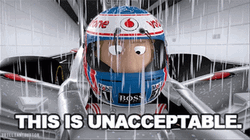 This Is Unacceptable Cartoon Race Driver GIF