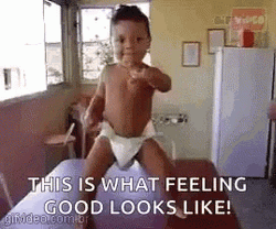 This Is What Feeling Good Looks Like GIF